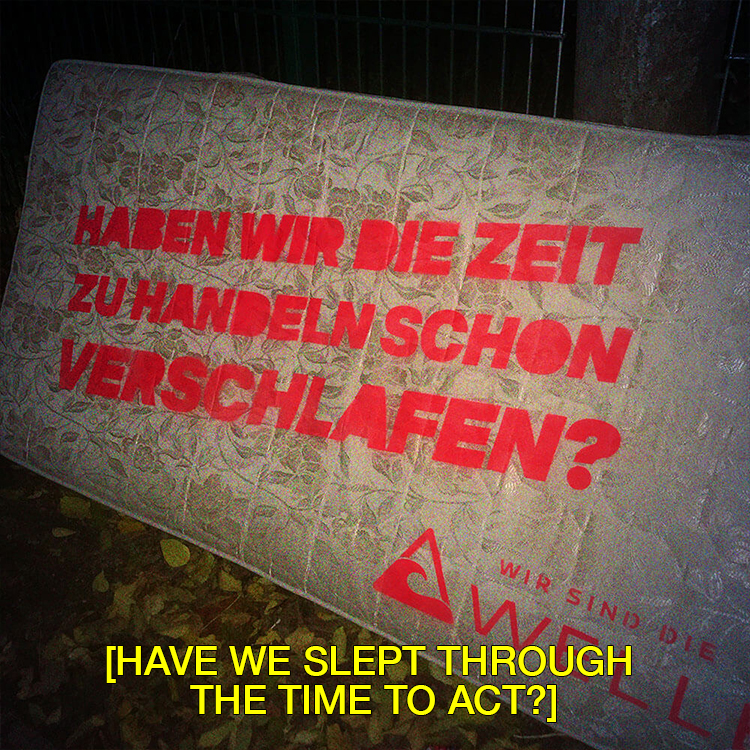 verschlafen